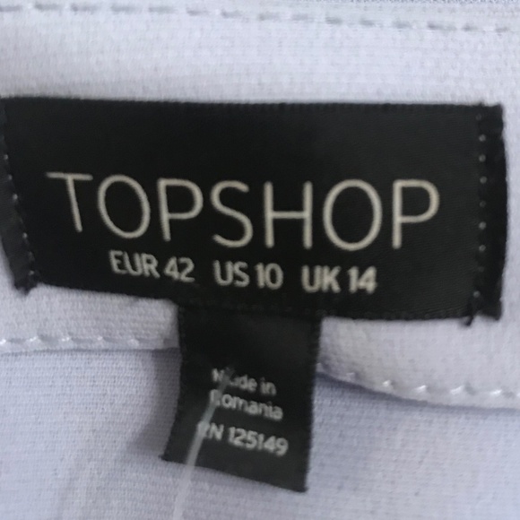 NWT  Topshop | Cold Shoulder Top - Picture 4 of 7